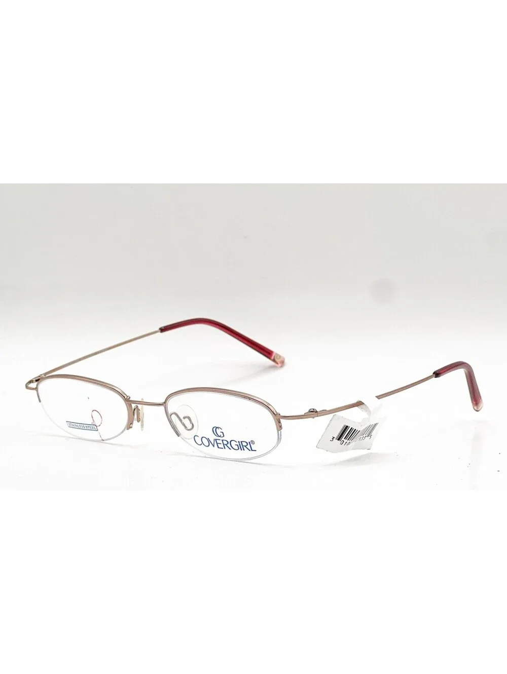 Covergirl Cg337 Col.832 Bronze Red Authentic Eyeglasses 47-18-135